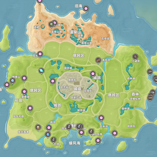 心動小鎮｜全收集互動地圖（資源・居民・探索一次搞定）-打寶夥伴